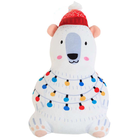 Large Polar Bear Dog Toy