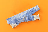 Faded Denim Dog Collar