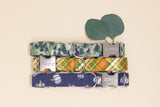 Navy Blue Pumpkins Dog Collar