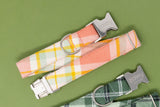 Ellie Flannel Plaid Dog Collar