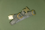 Olive Glitter Dog Collar