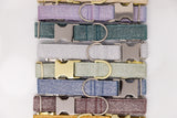 Olive Glitter Dog Collar