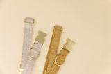 Gold Glitter Dog Collar