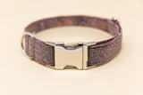 Burgundy Glitter Dog Collar