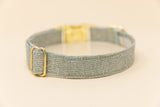Mint Glitter Dog Collar