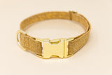 Gold Glitter Dog Collar