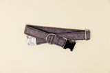 Burgundy Glitter Dog Collar