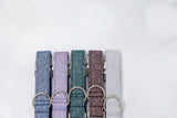 Silver Glitter Dog Collar