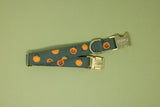 Olive Jack O Lantern Dog Collar