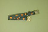 Olive Jack O Lantern Dog Collar