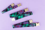 The Winnie Flannel Plaid Dog Collar