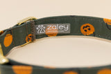 Olive Jack O Lantern Dog Collar