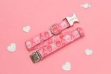 XOXO Pink Dog Collar