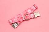 XOXO Pink Dog Collar