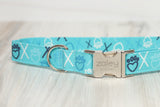 XOXO Blue Dog Collar