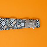 Checkered Bunnies Easter Dog Collar