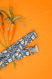 Checkered Bunnies Easter Dog Collar