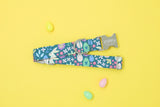 Teal Easter Dog Collar