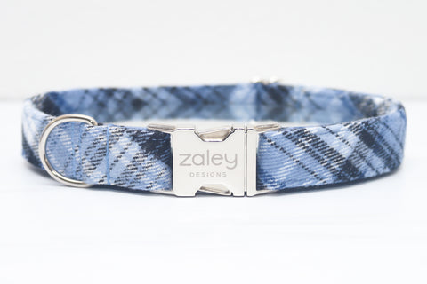 The Sawyer Flannel Plaid Dog Collar