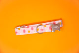 Pink and Orange Pumpkins Dog Collar