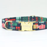 Christmas Presents Dog Collar