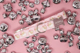 Vintage Pink Santas Dog Collar