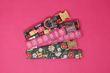 Evergreen Floral & Reindeer Dog Collar