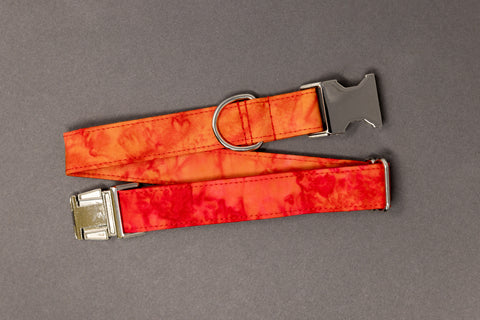 Orange Ombre Dog Collar