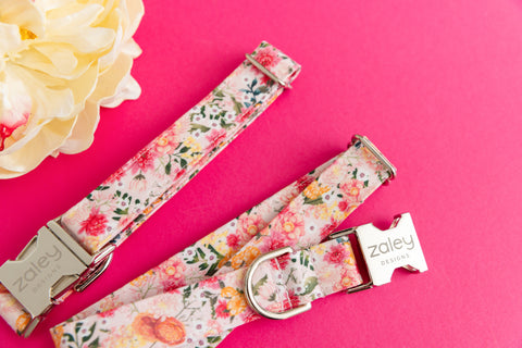 Gracie Floral Dog Collar