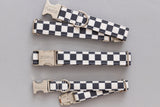 Black & White Checker Dog Collar