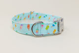 Popsicles on Mint Dog Collar
