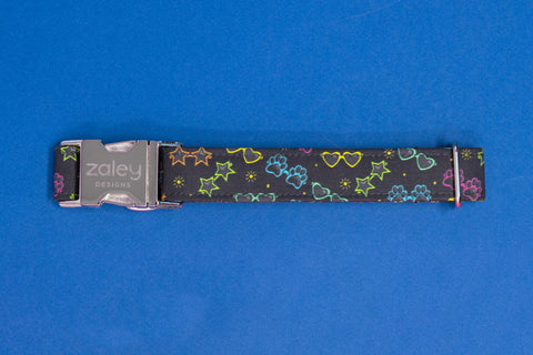 Paw Print Sunnies Dog Collar