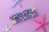 Purple Starfish Dog Collar