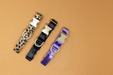 Leopard Velvet Dog Collar