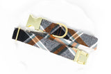 The Woodson Flannel Plaid Dog Collar