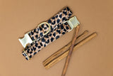 Leopard Velvet Dog Collar