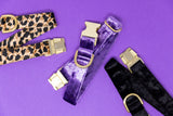 Light Purple Velvet Dog Collar
