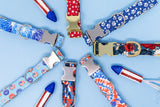 Paw Prints & Stars Dog Collar
