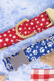 Paw Prints & Stars Dog Collar