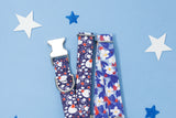 Paw Print Fireworks Dog Collar