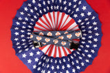 Baseball Hearts Dog Collar