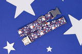 Paw Print Fireworks Dog Collar