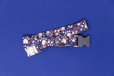 Paw Print Fireworks Dog Collar