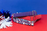Paw Print Fireworks Dog Collar
