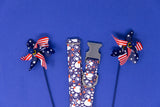 Paw Print Fireworks Dog Collar