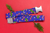 Christmas Dog Bones Dog Collar