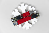 Jingles Flannel Plaid Dog Collar