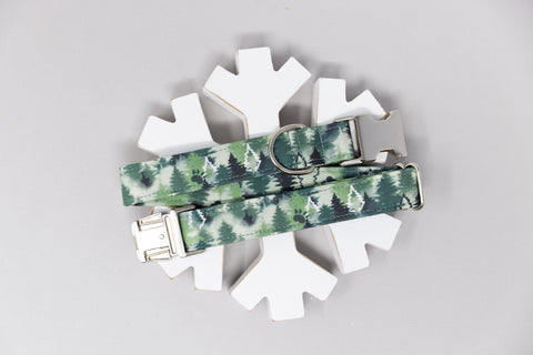 Evergreen Forest Dog Collar