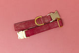 Red/Gold Shimmer Dog Collar