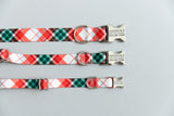 The Frosty Plaid Endurance Dog Collar